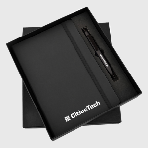 Executive 2-in-1 Gift Set – Black Diary & Pen Combo