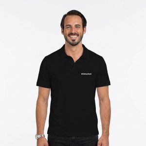 Carbon ni Solid Unisex Collar T-shirt
